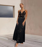 Iselle™ – Elegant V-Neck Swimsuit & Skirt Set