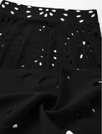 Iselle™ – Elegant V-Neck Swimsuit & Skirt Set