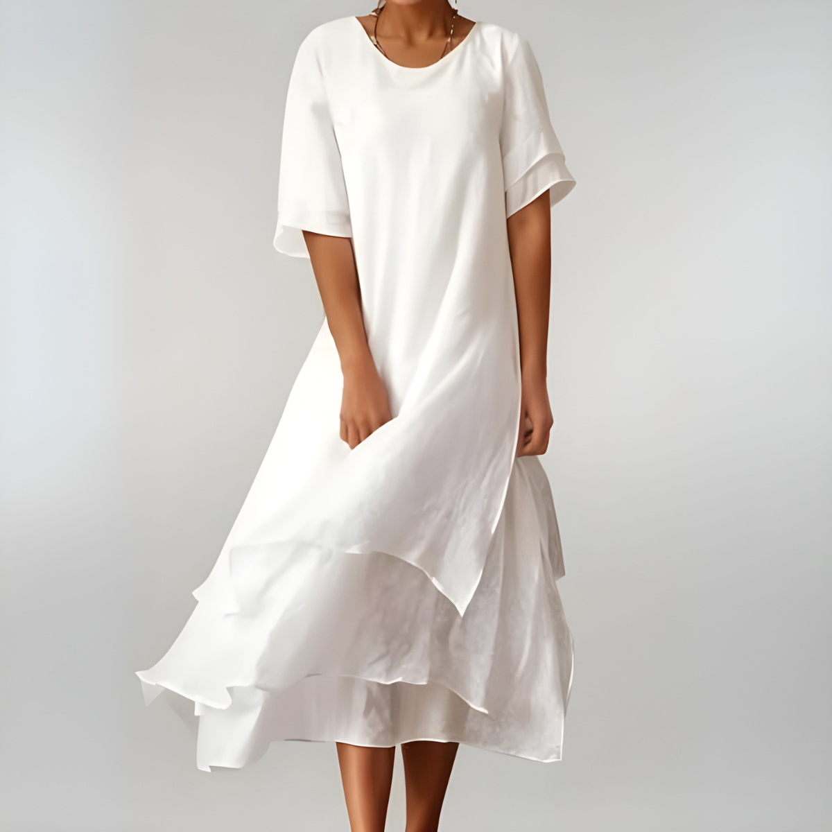 Agnès | Long, lightweight and elegant dress