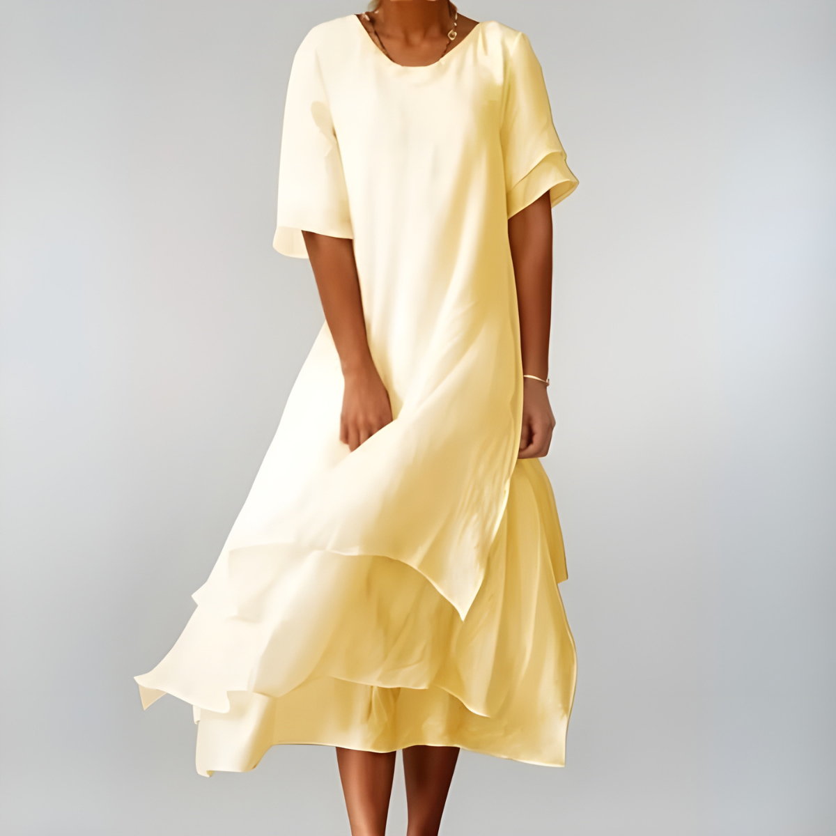 Agnès | Long, lightweight and elegant dress
