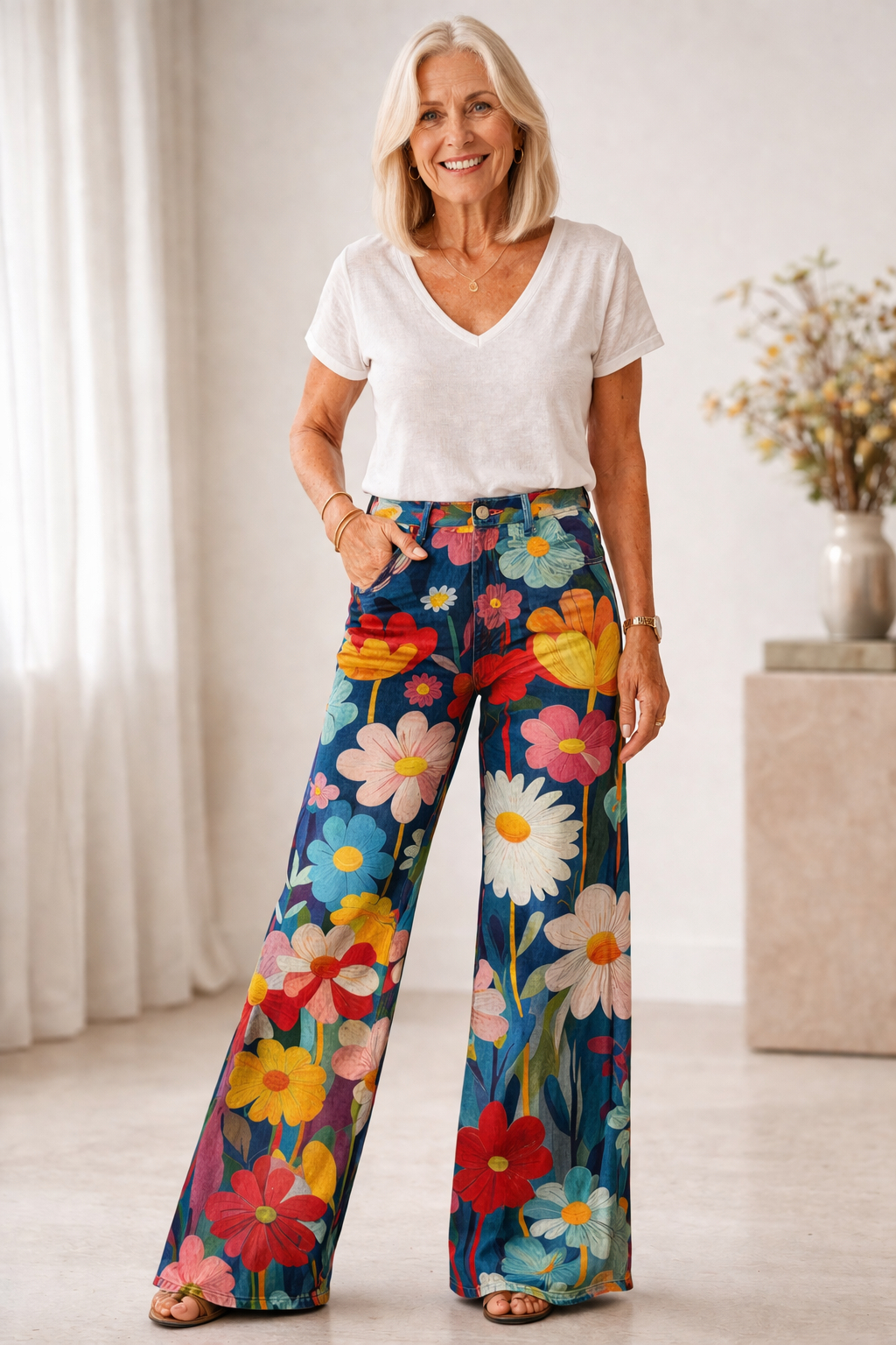 Blooming Flare Trousers