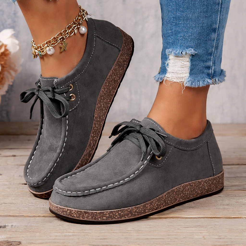 Charlie - Thick laced relaxed boho slip on