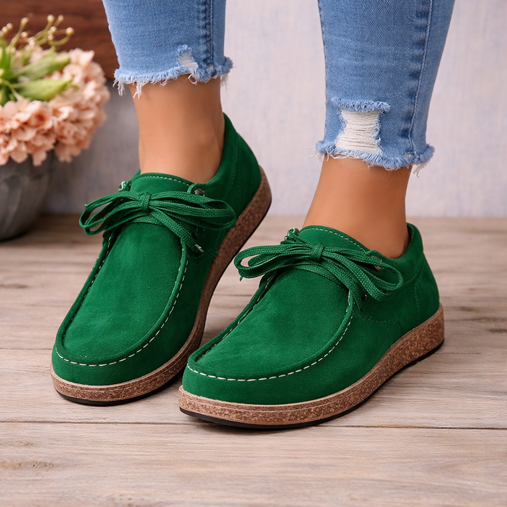 Charlie - Thick laced relaxed boho slip on