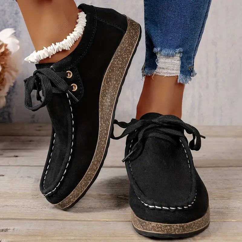 Charlie - Thick laced relaxed boho slip on