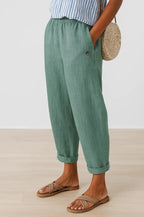 Romina™ Timeless Linen-Cotton Trousers