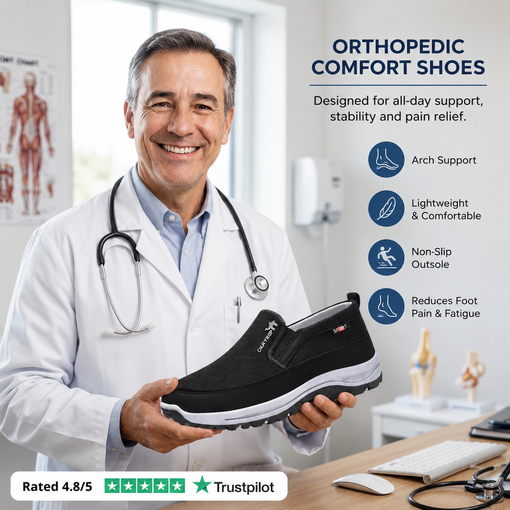 Orthopedic Slip-On | Walking Sneakers