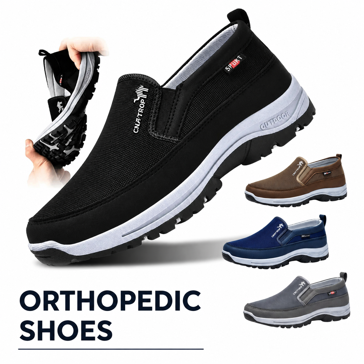 Orthopedic Slip-On | Walking Sneakers