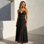 Iselle™ – Elegant V-Neck Swimsuit & Skirt Set