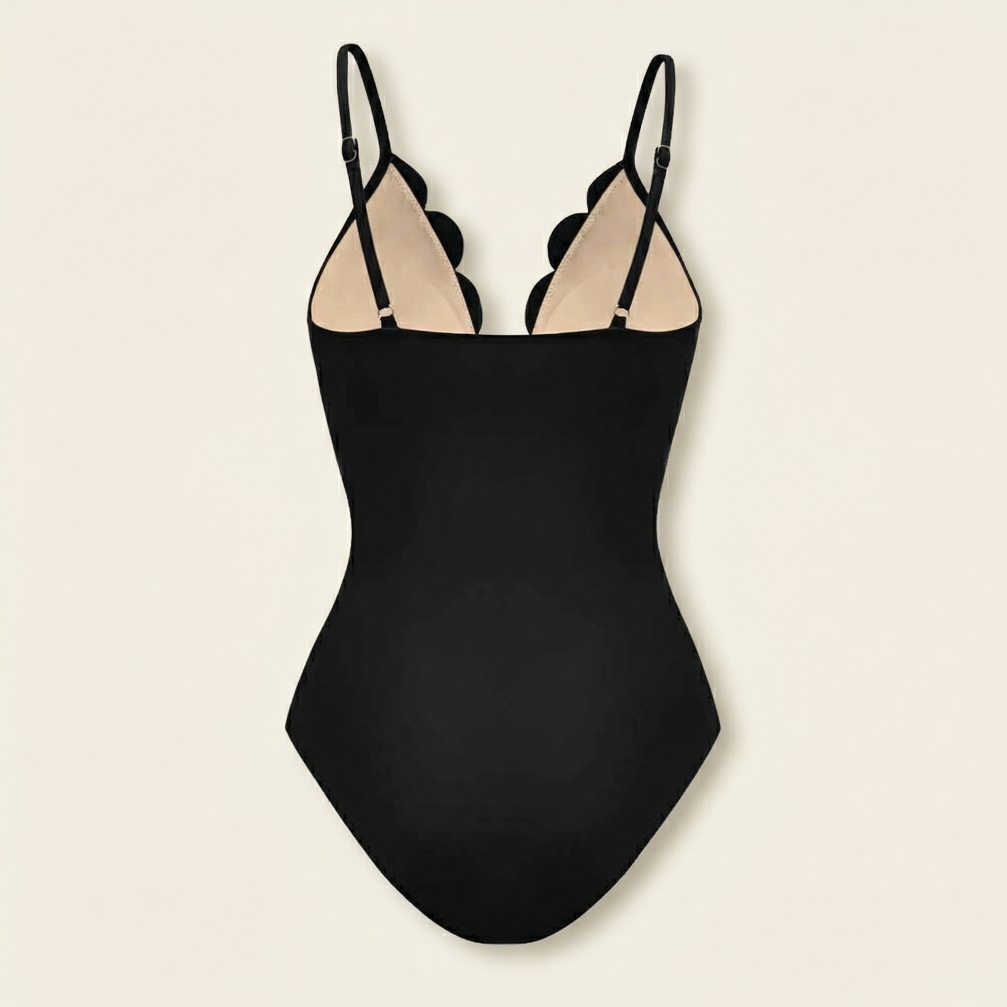 Iselle™ – Elegant V-Neck Swimsuit & Skirt Set